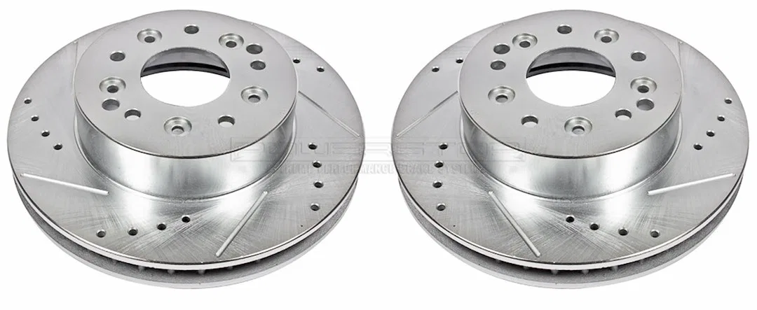 AR8207XPR – POWERSTOP Brake Rotor, Drilled And Slotted 298 Millimeter Diameter x 79 Millimeter Height x 31.75 Millime...
